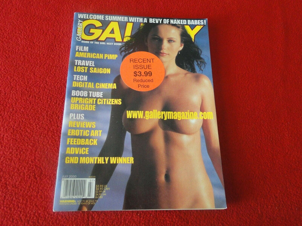 Vintage 18 Year Old + Erotic Sexy Adult Magazine Gallery July 2000            FA