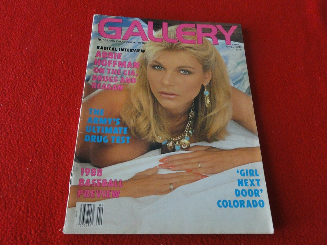 Vintage Nude Erotic Sexy Adult Magazine Gallery April 1988           M