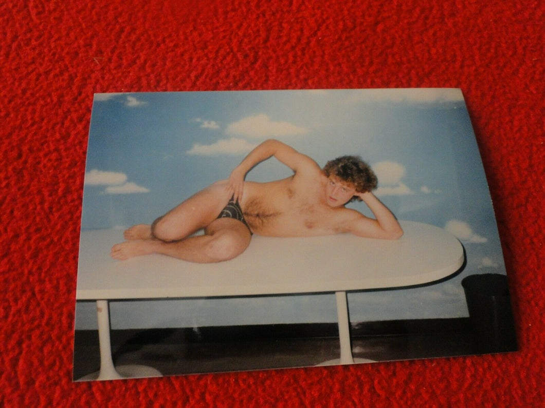 Vintage 18 Year Old + Gay Interest Chippendale Nude Hot Semi Nude Male Photo D3