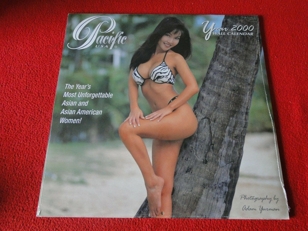 Vintage Large Semi-Nude Pinup Wall Calendar 2000 Pacific USA Asian SEALED      E