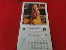 Load image into Gallery viewer, Vintage Semi-Nude Pinup Wall Calendar 1971 Playboy Michener Bros.              H
