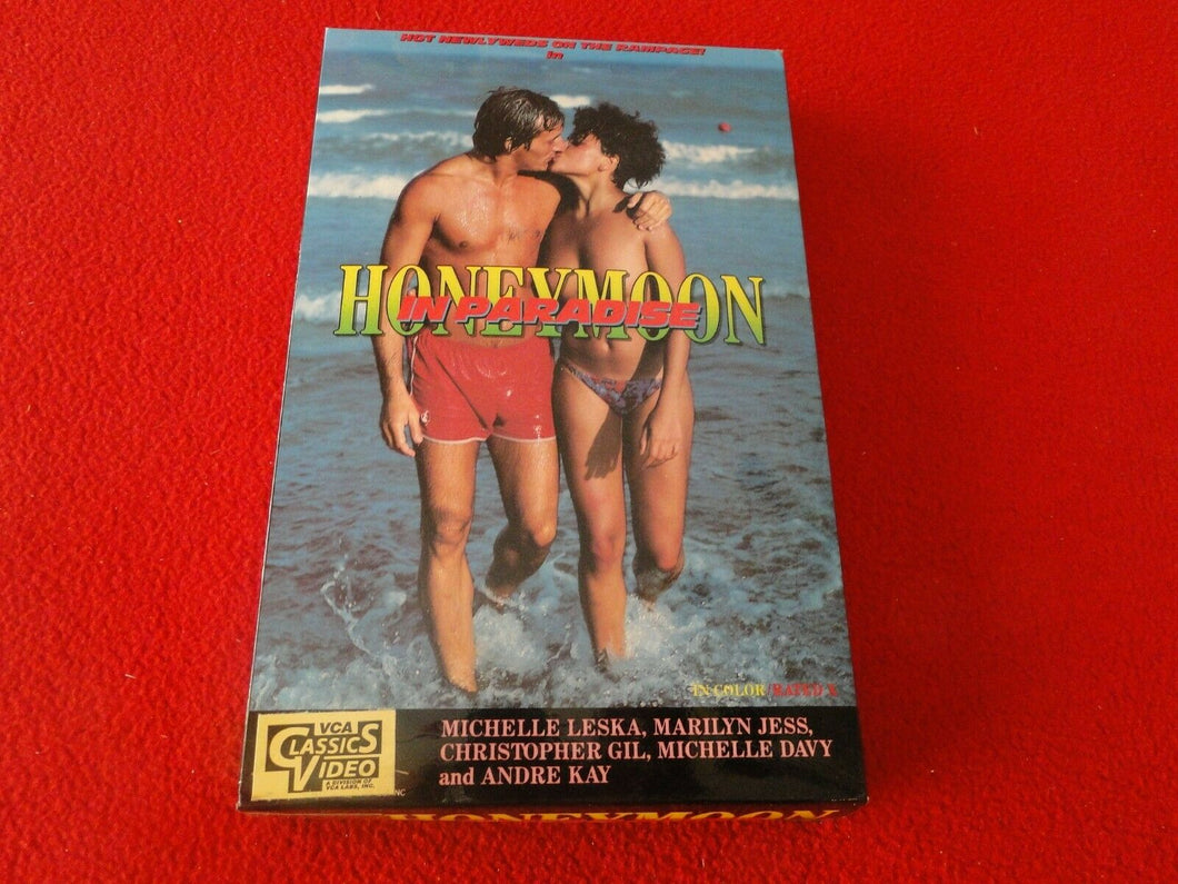 Vintage Adult XXX VHS Porn Tape Video 18 Y.O.+ Honeymoon In Paradise C –  Ephemera Galore