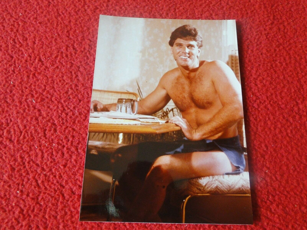 Vintage 18 Year Old + Gay Interest Chippendale Nude Hot Semi Nude Male Photo A32