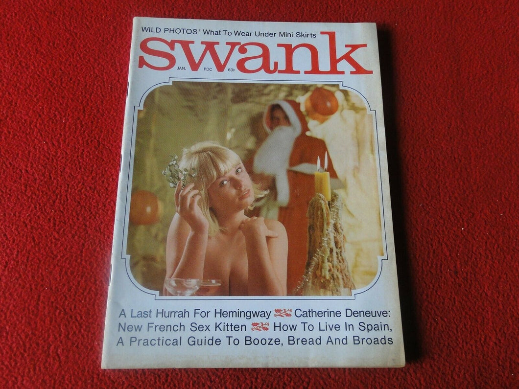 Vintage 18 Year Old + Erotic Adult Men's Magazine Swank Jan. 1967             1D