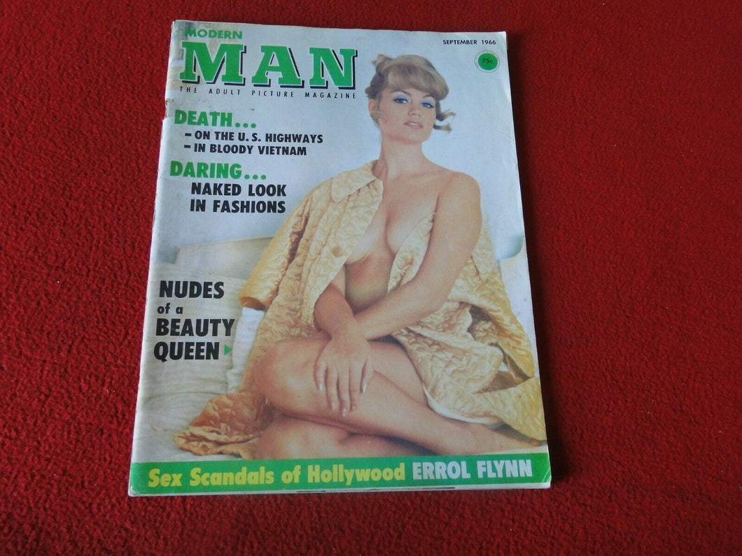 Vintage 18 Year Old + Nude Erotic Sexy Adult Men's Magazine Modern Man 1966   GP