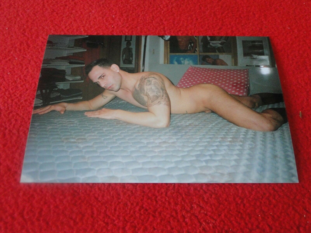 Vintage 18 Year Old + Gay Interest Nude Hot Hung Muscular Male Photo          D#