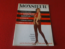 Load image into Gallery viewer, Vintage Nude Erotic Sexy Adult Magazine Monsieur May 1964                     EB
