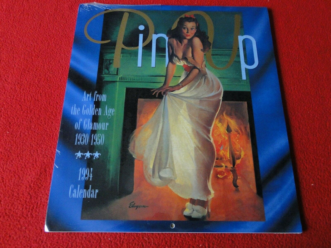 Vintage Large Semi-Nude Pinup Wall Calendar 1994 Pinup Elvgren 13 x 12 SEALED  B