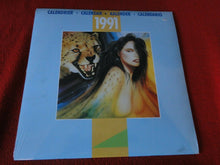 Load image into Gallery viewer, Vintage Large Semi-Nude Pinup Wall Calendar 1991 Graphic Fantasy SEALED 12 x 12E
