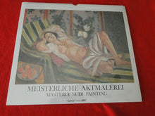 Load image into Gallery viewer, Vintage Semi-Nude Pinup Wall Calendar 1997 Masterly Nude Painting 17 x 16      H
