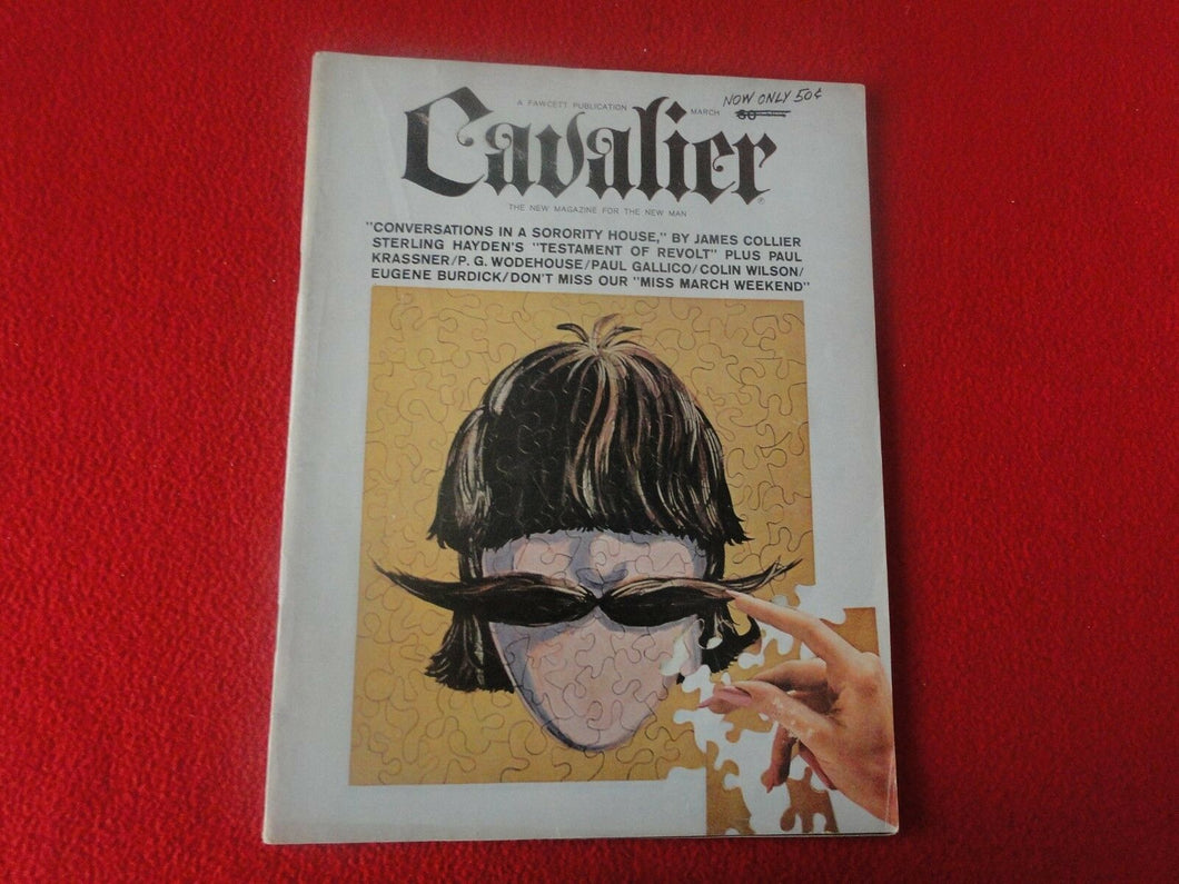 Vintage Nude Erotic Sexy Adult Magazine Cavalier 1965              HH