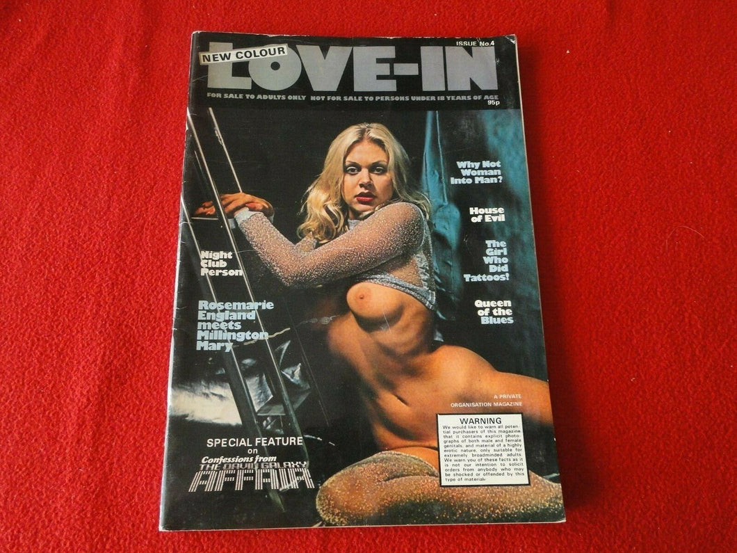 Vintage 18 YO + Nude Erotic Adult Men's Magazine Love-In                      70