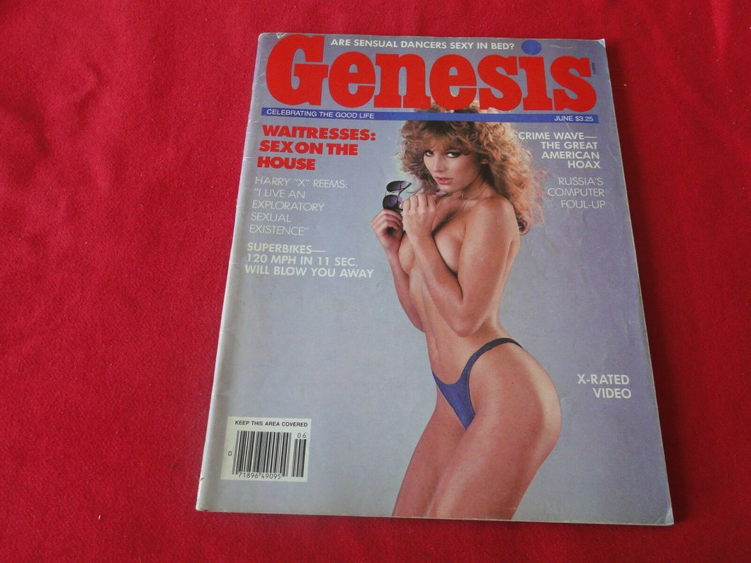 Vintage Nude Erotic Sexy Adult Magazine Genesis June 1983                     78