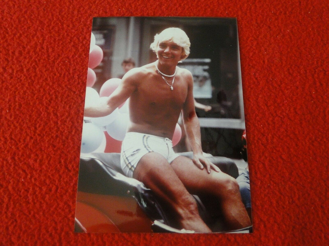Vintage 18 Year Old + Gay Interest Chippendale Hot Semi Nude Male Photo      A55