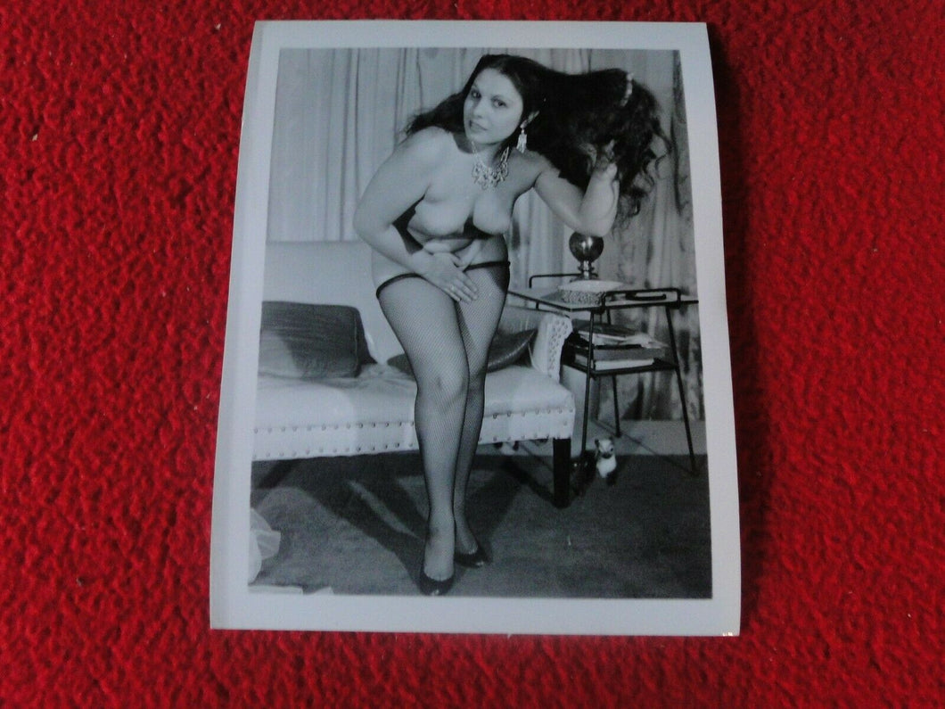 Vintage Nude Woman Erotic Adult Pinup Silver Gelatin Photo         A76