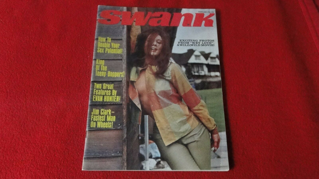 Vintage 18 Y.O. + Sexy Erotic Adult Men's Magazine Swank Feb. 1968            74