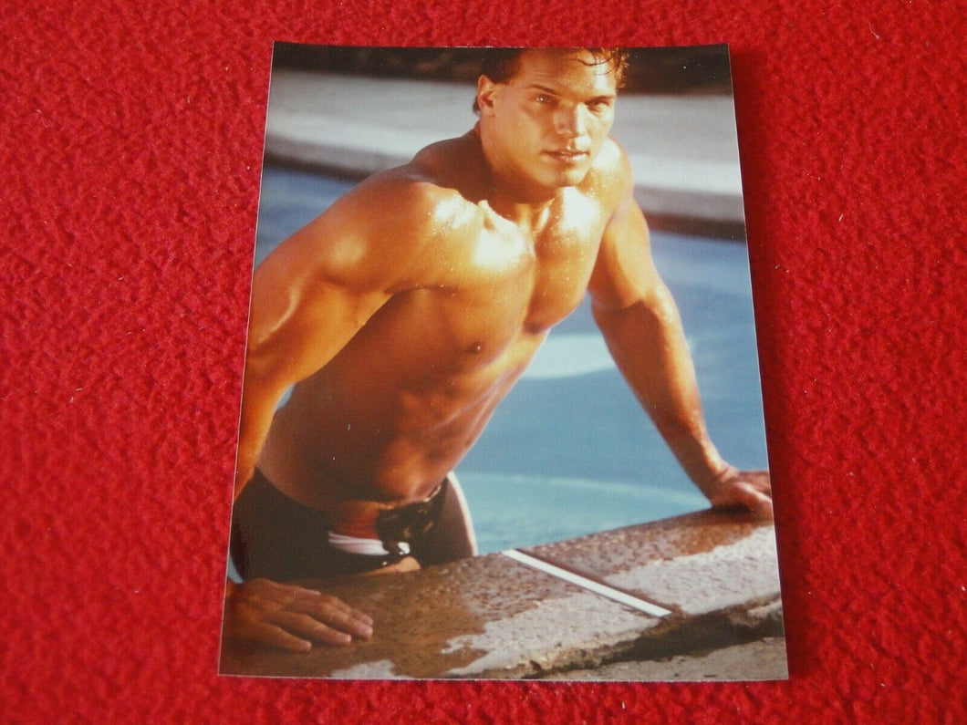 Vintage 18 Year Old + Gay Interest Chippendale Hot Semi Nude Male Photo  A53