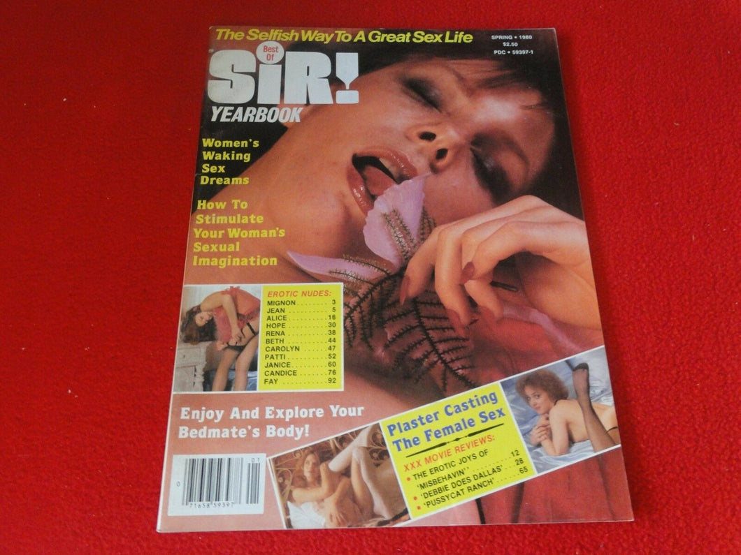 Vintage Adult Erotic Sexy Men's Magazine Sir! Yearbook Spring 1980            88