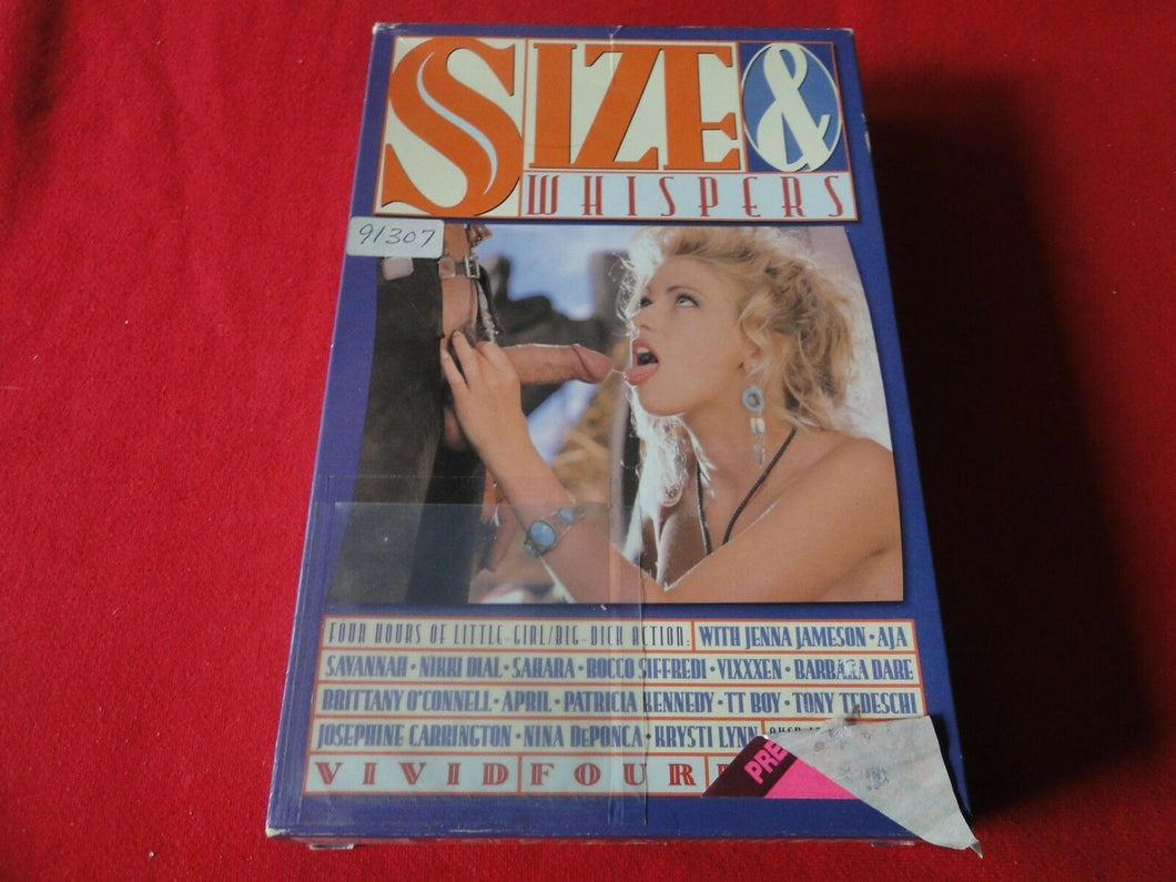 Vintage Adult XXX Porn Video VHS Tape Size & Whispers Jenna Jameson Sa –  Ephemera Galore