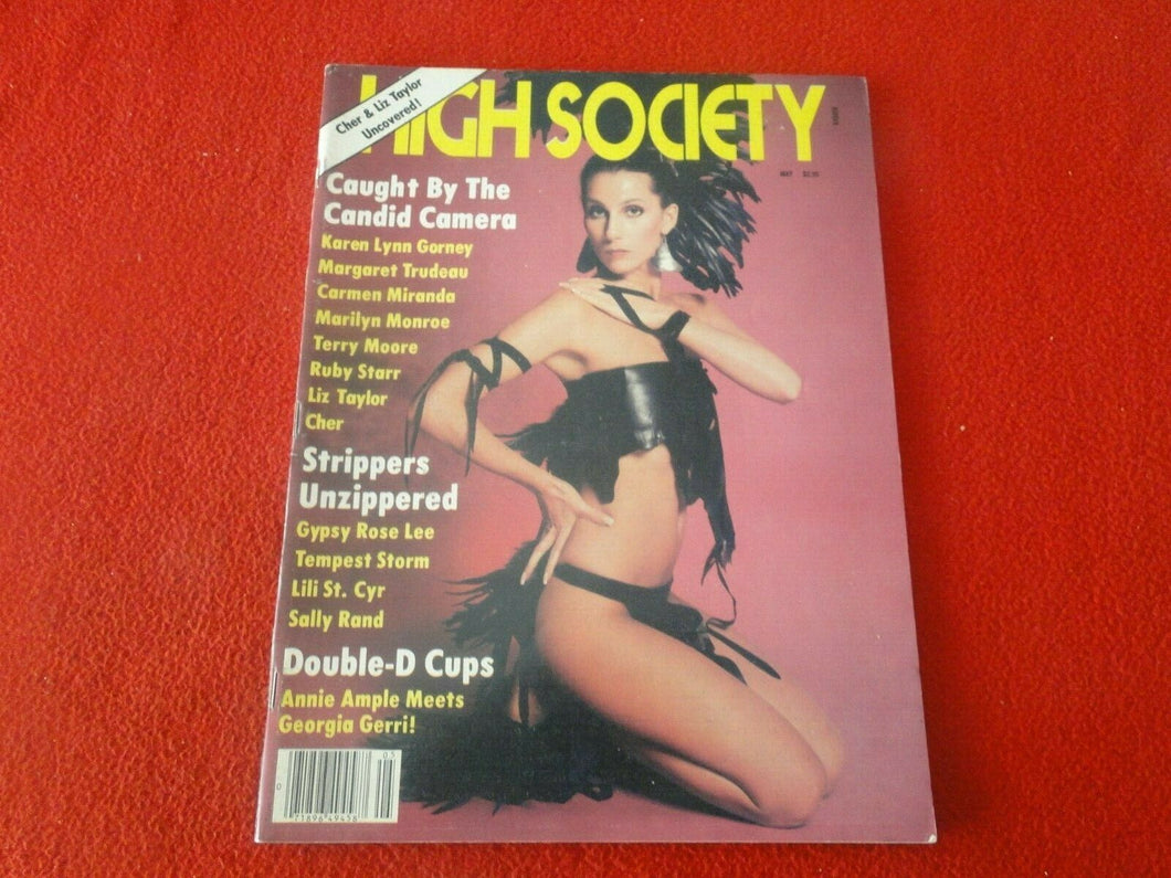 Vintage 18 Y.O.+ Nude Erotic Adult Men's Magazine High Society May 1981      G66