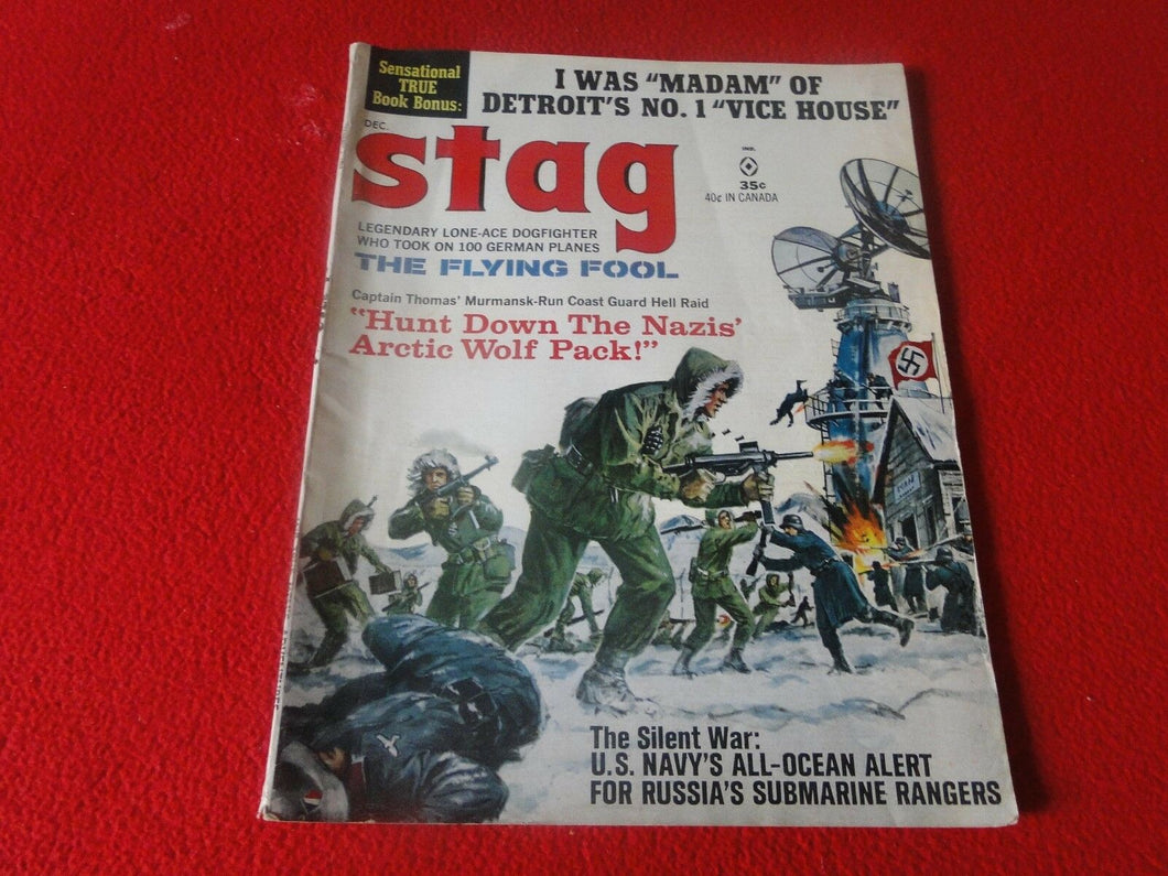 Vintage STAG a Magazine  for Men Adventure Pulp Risque December 1964          41