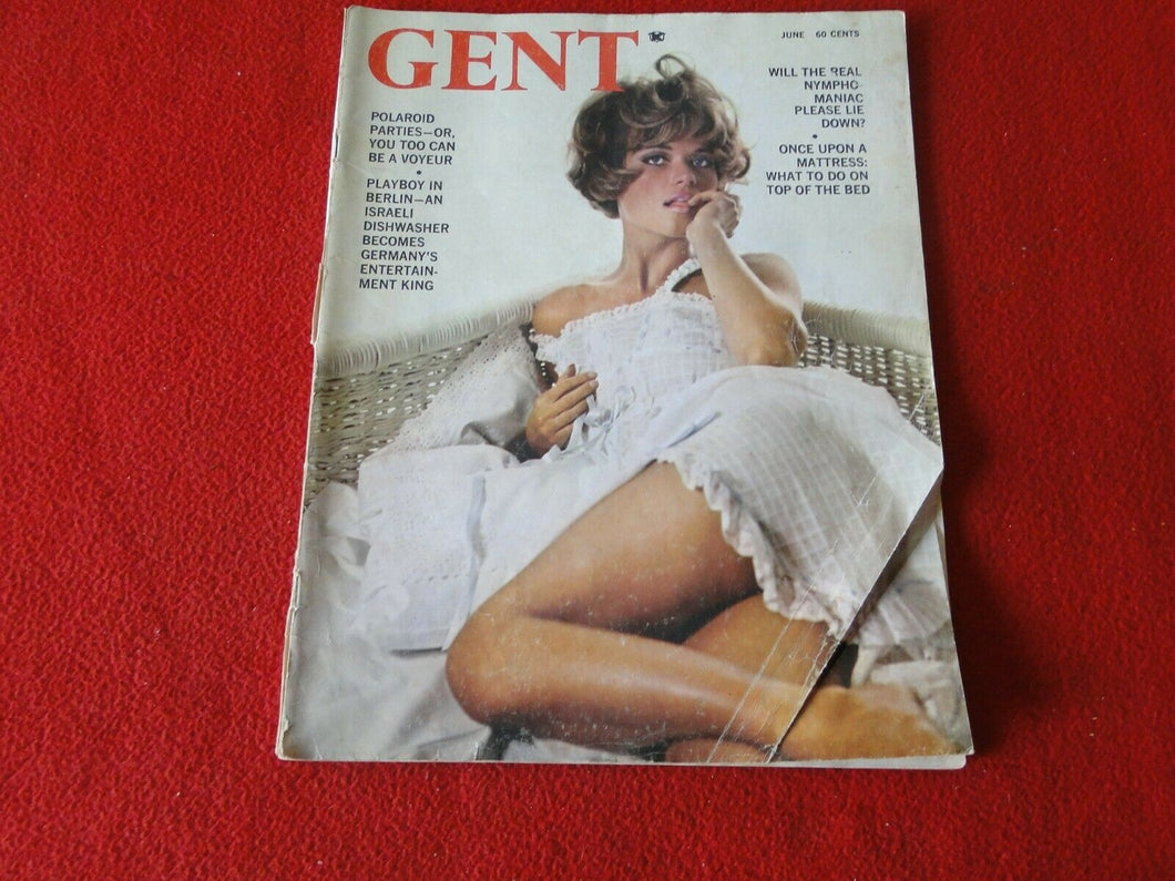 Vintage 18 Y.O. + Erotic Sexy Men's Adult Magazine Gent June 1968             G3