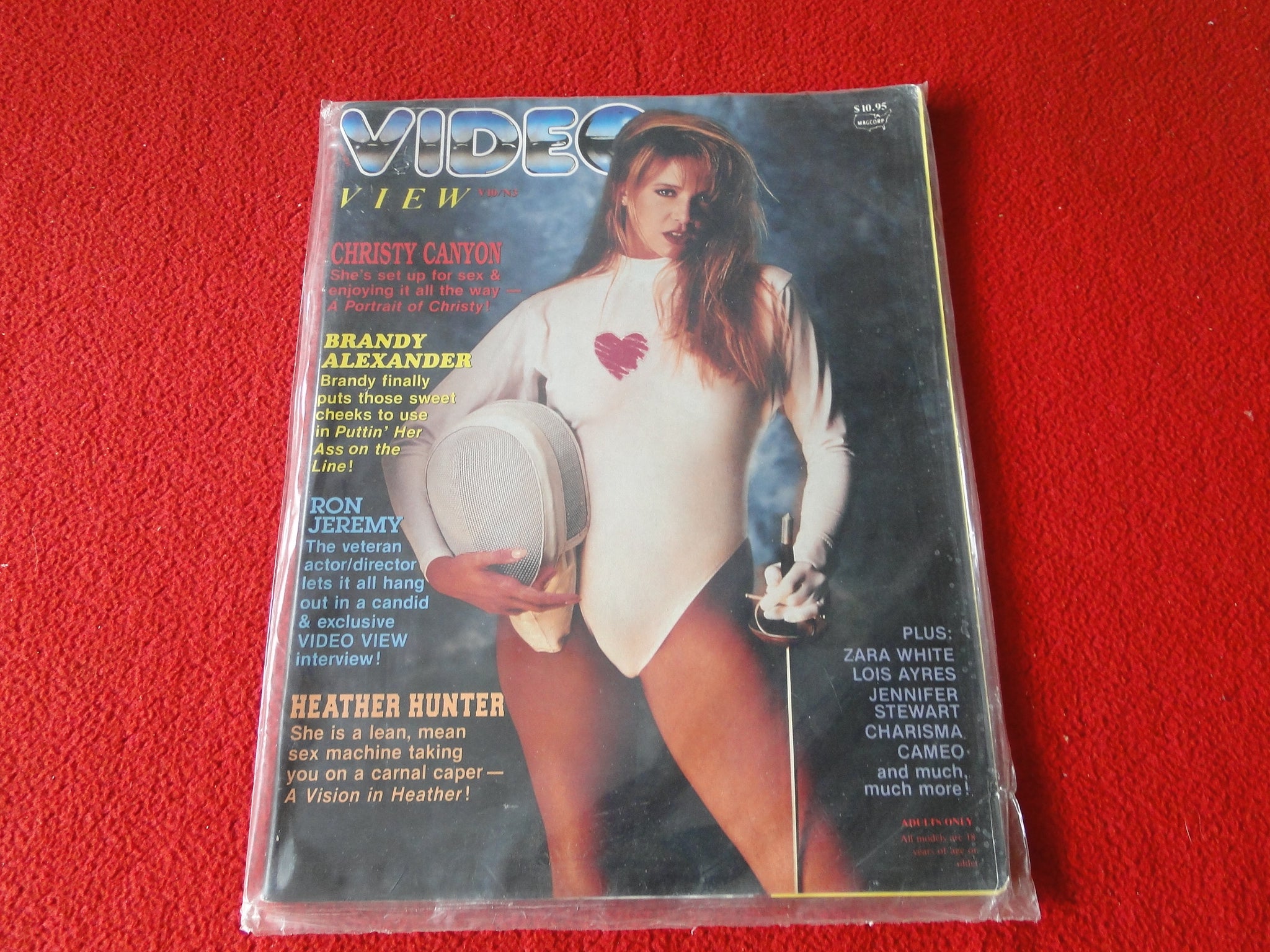 Vintage Nude Erotic Sexy Adult Magazine SEALED Video View Christy Cany –  Ephemera Galore