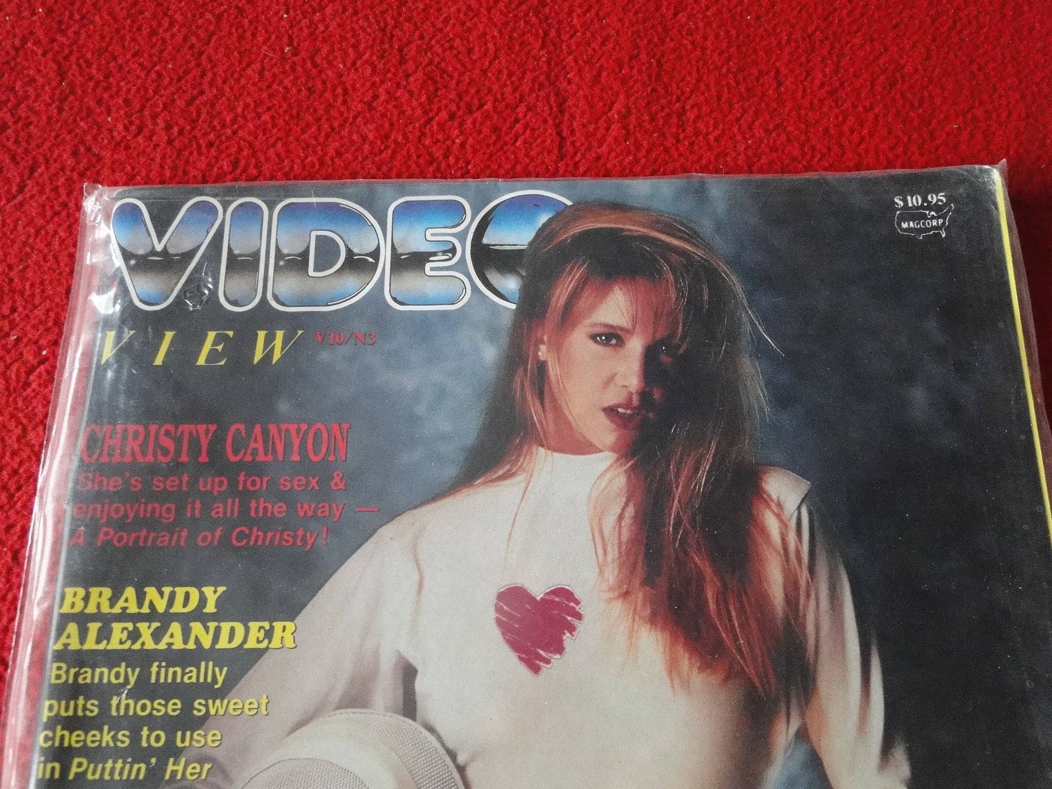 Vintage Nude Erotic Sexy Adult Magazine SEALED Video View Christy Cany –  Ephemera Galore