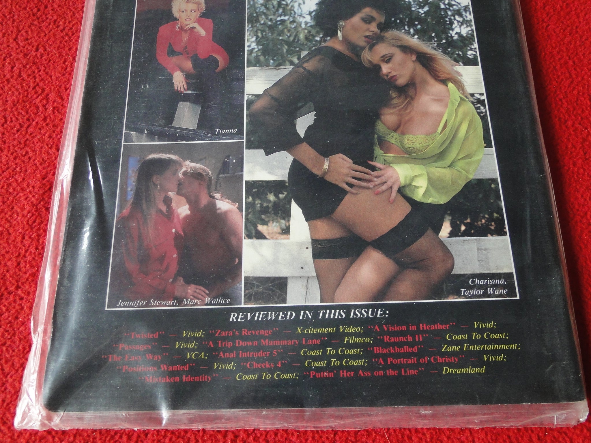 Vintage Nude Erotic Sexy Adult Magazine SEALED Video View Christy Cany –  Ephemera Galore