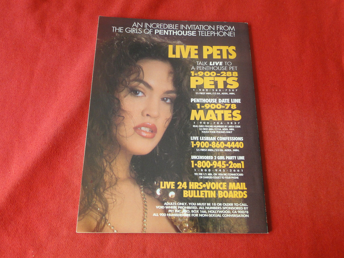 Vintage Nude Erotic Sexy Adult Magazine Penthouse Sept 1993 P58 Ephemera Galore 6740