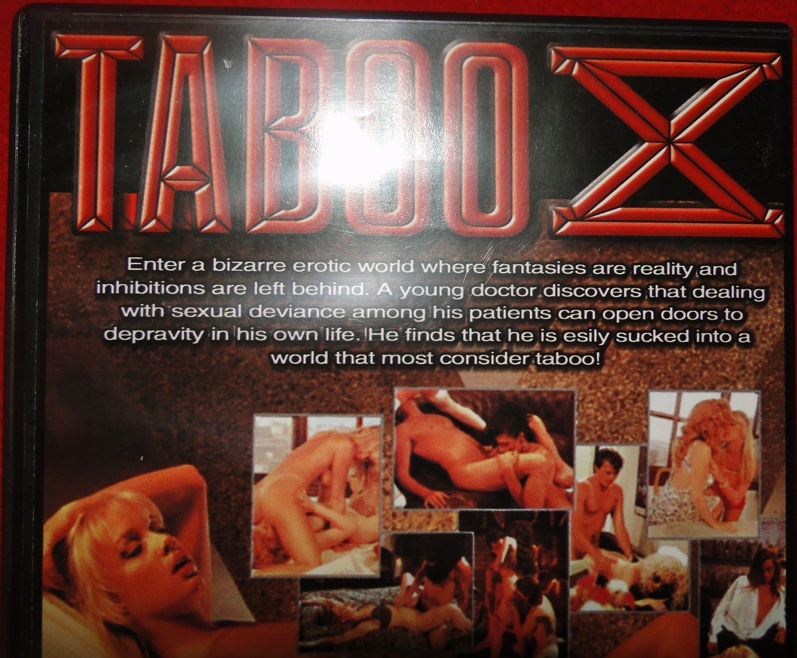 Vintage Adult Pornographic Porn XXX DVD Taboo X Heather Lere  