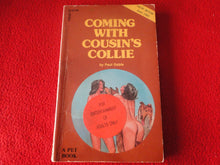 Load image into Gallery viewer, Vintage 18 YO+ Sexy Erotic Adult Paperback Book/ Novel Coming With Cousin&#39;s Collie  G1
