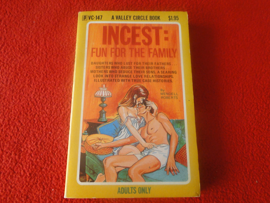 Vintage 18 YO+ Sexy Erotic Adult Paperback Book/ Novel Incest: Fun For –  Ephemera Galore