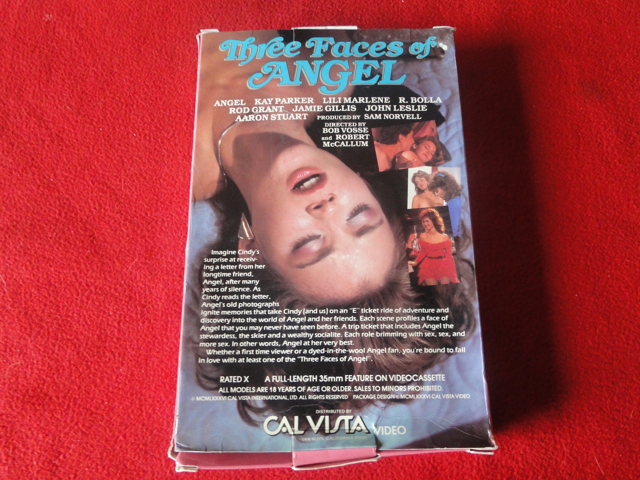 Vintage Adult XXX VHS Porn Tape Three Faces of Angel Kay Parker X3 –  Ephemera Galore