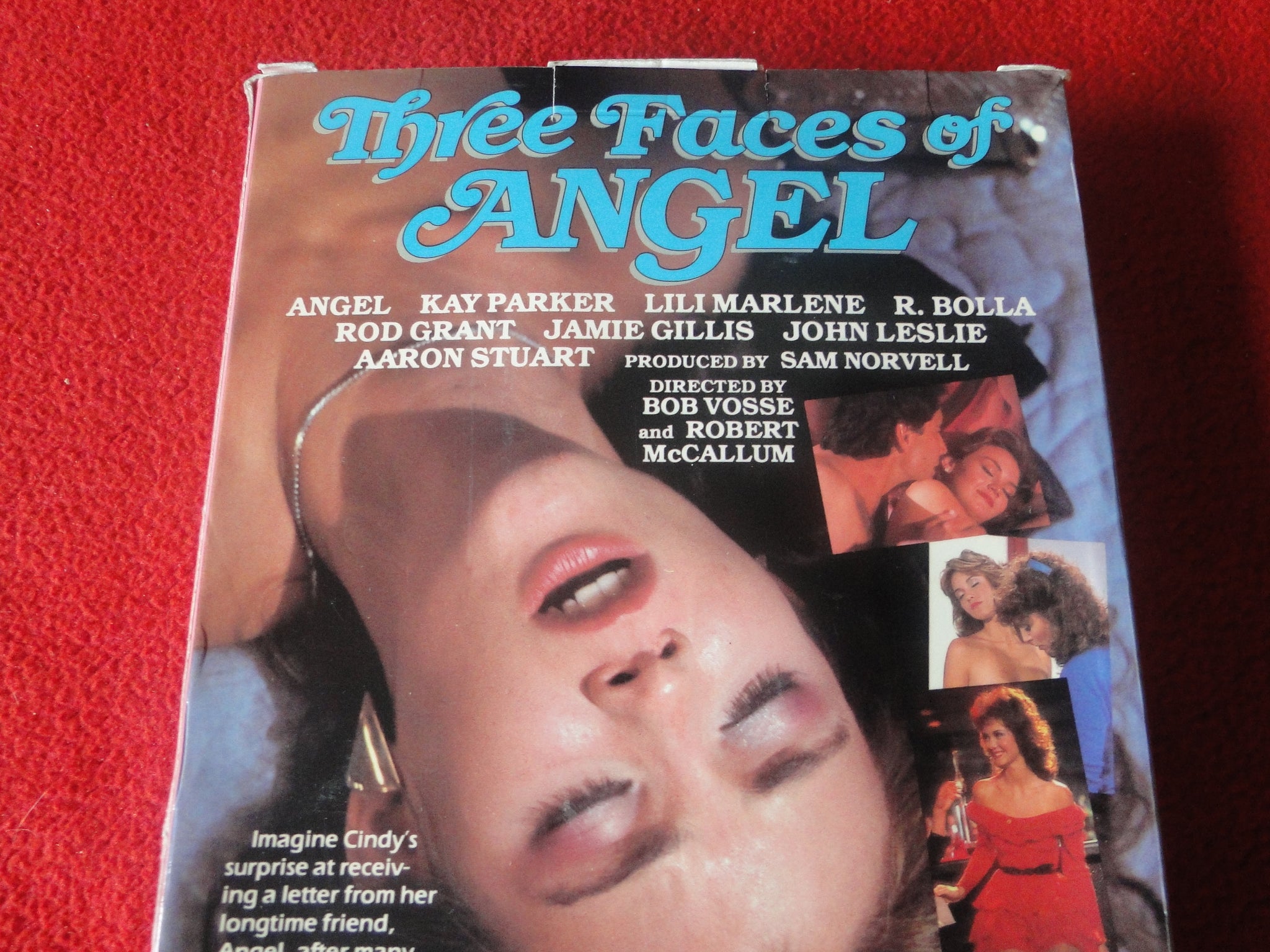 Vintage Adult XXX VHS Porn Tape Three Faces of Angel Kay Parker X3 –  Ephemera Galore