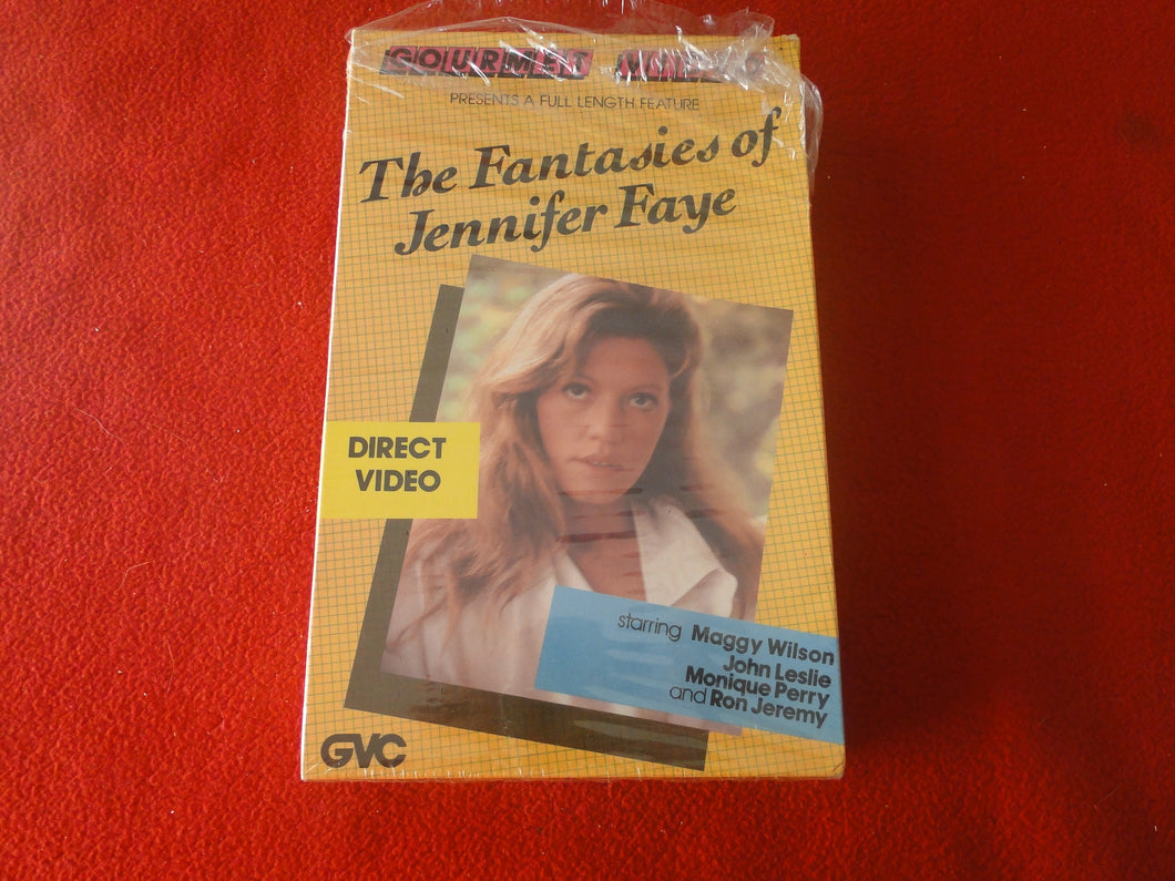 Vintage Adult XXX VHS Porn Tape The Fantasies of Jennifer Faye Ron Jer –  Ephemera Galore