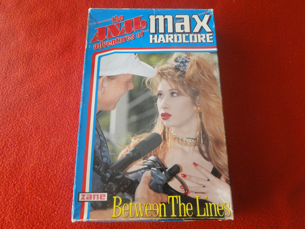 Vintage Adult XXX VHS Porn Tape Anal Adventures of Max Hardcore Betwee –  Ephemera Galore