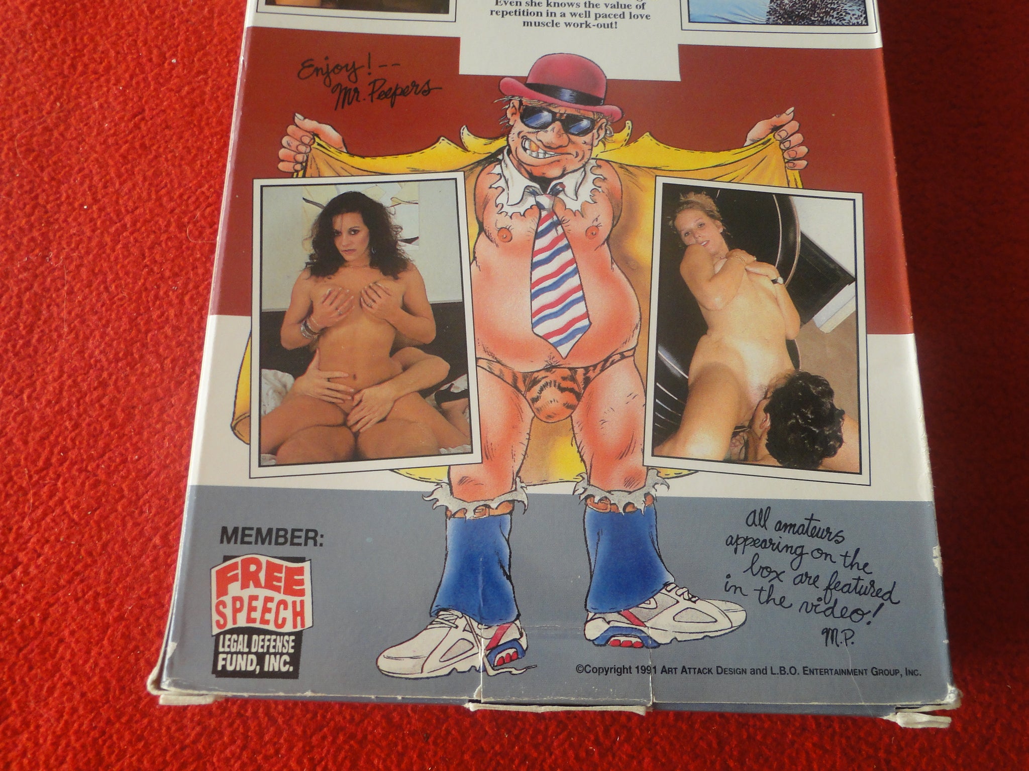 Vintage Adult XXX VHS Porn Tape Mr. Peepers Amateur Home Videos Vol. 4 –  Ephemera Galore