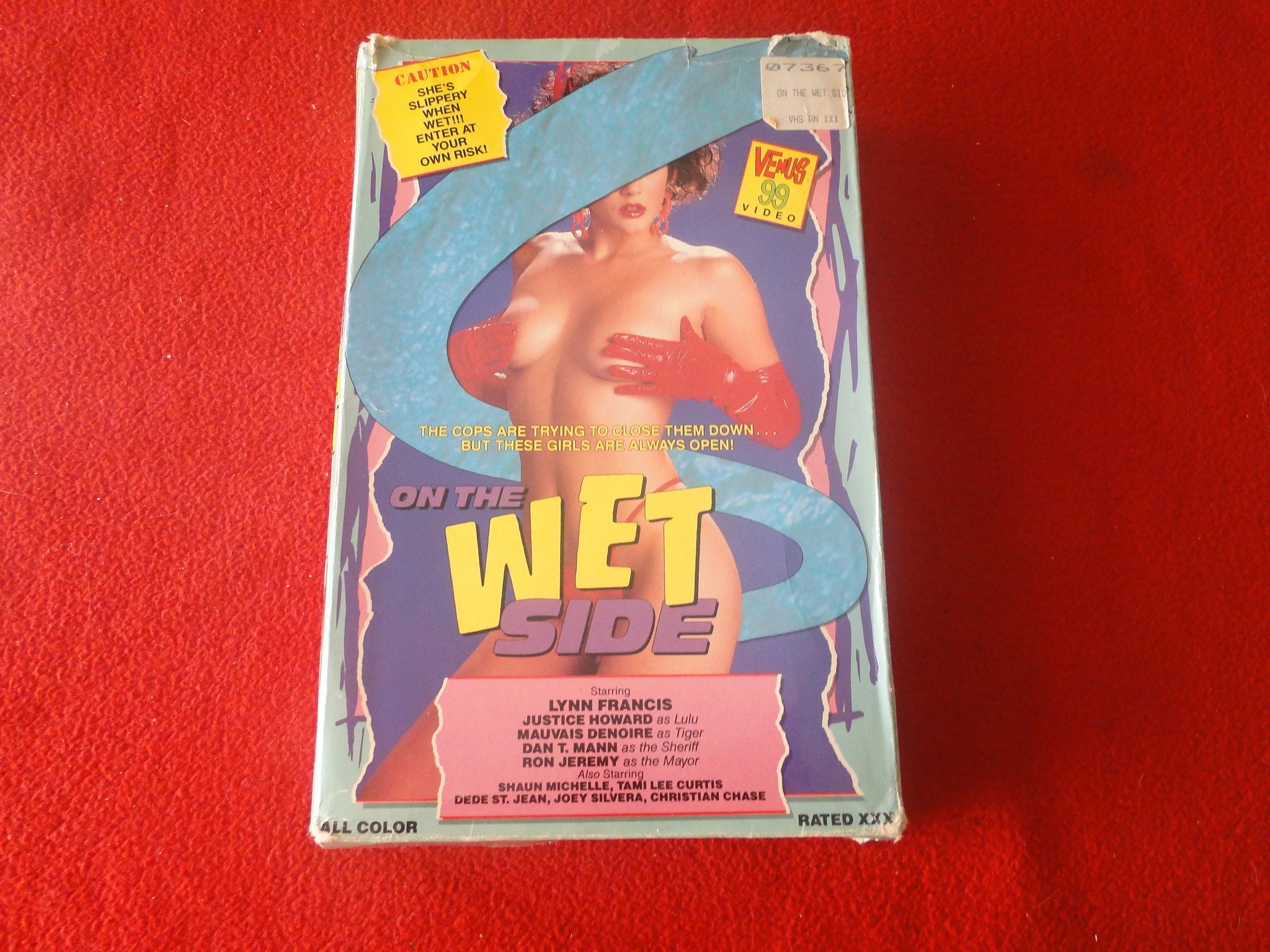 Vintage Adult XXX VHS Porn Tape Video Movie On The Wet Side Lynn Franc –  Ephemera Galore