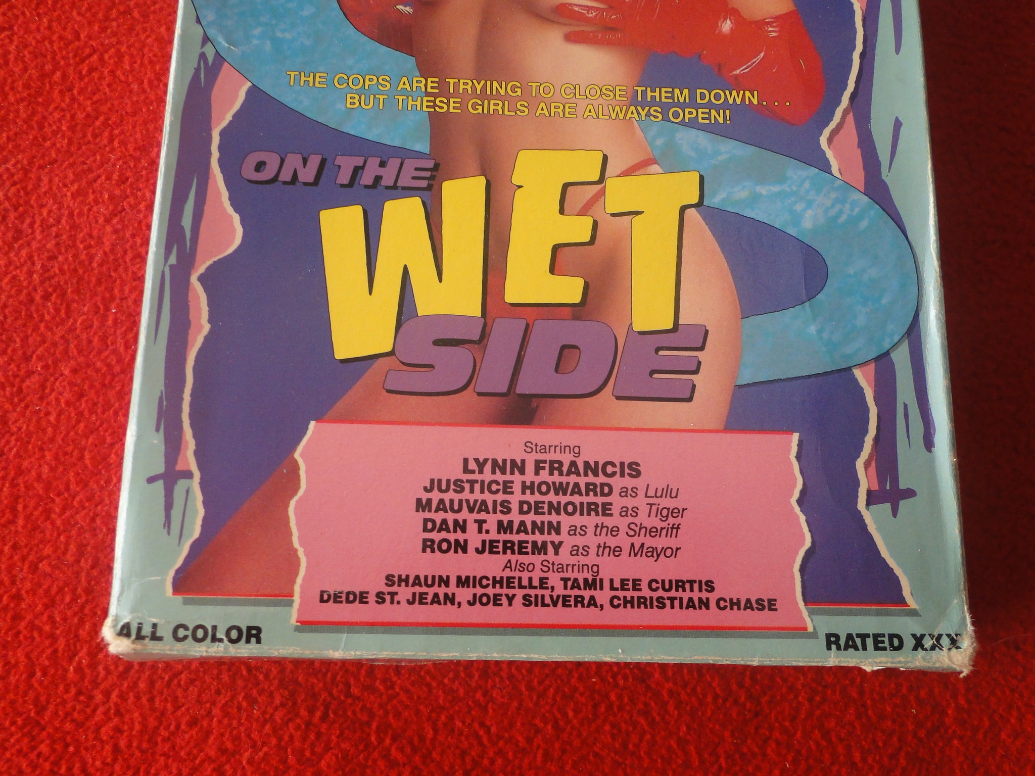 Vintage Adult XXX VHS Porn Tape Video Movie On The Wet Side Lynn Franc –  Ephemera Galore