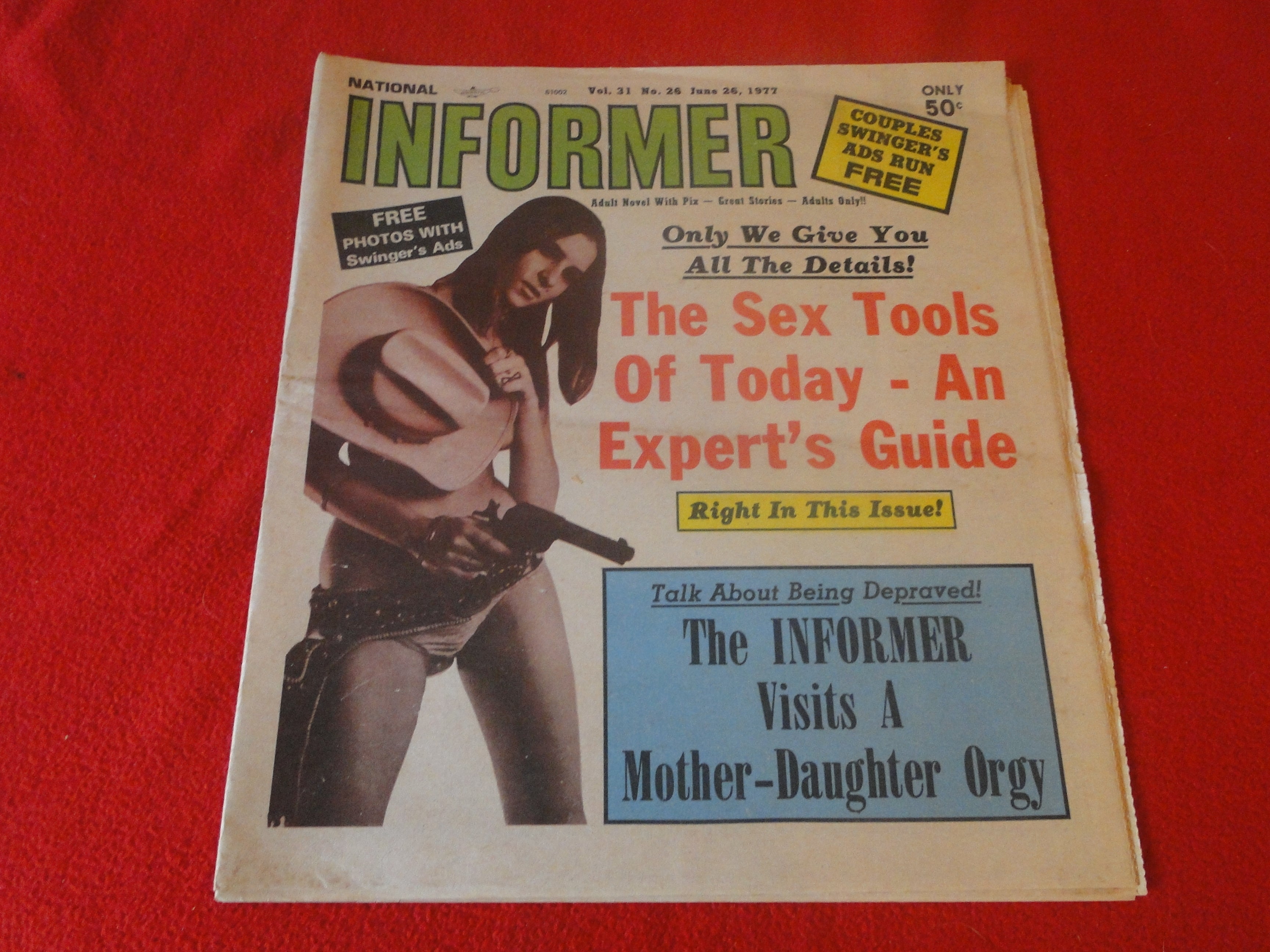 Vintage Nude Erotic Sexy Adult Magazine/Newspaper National Informer 19 –  Ephemera Galore