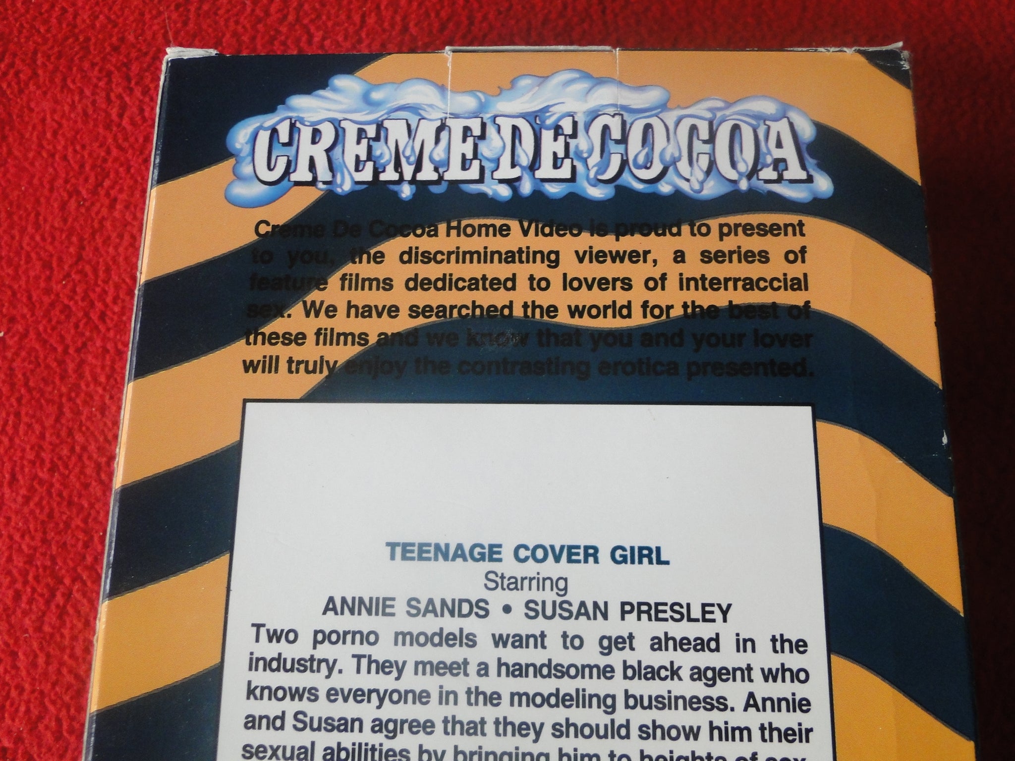 Vintage Adult XXX VHS Porn Tape Creme De Cocoa CM – Ephemera Galore