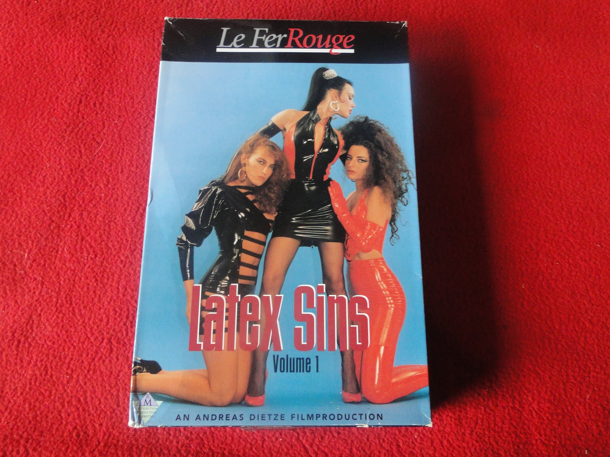 Vintage Adult XXX VHS Porn Tape Latex Sins Le Fer Rouge 12 – Ephemera Galore