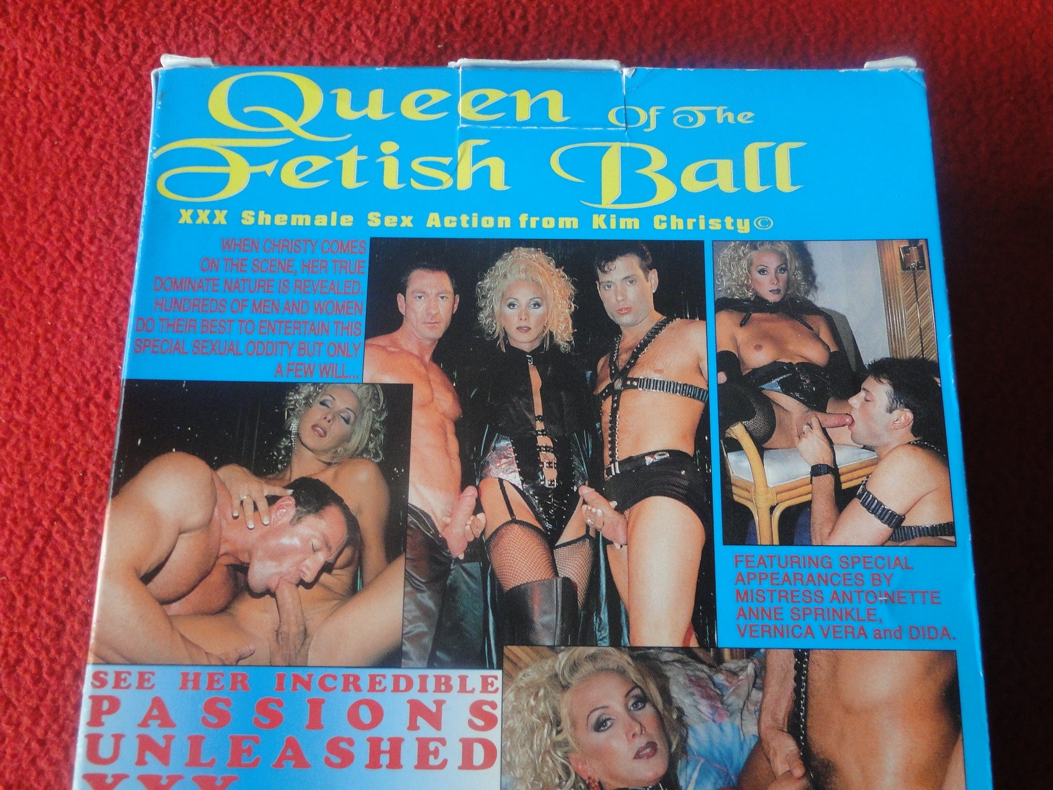 Christy Vintage Shemale Sex - Vintage Adult XXX VHS Porn Tape Queen of the Fetish Ball 12 â€“ Ephemera  Galore