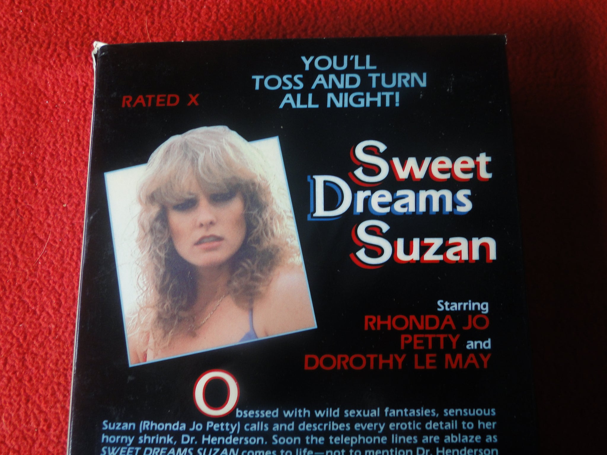 Vintage Adult XXX VHS Porn Tape Sweet Dreams Suzan Rhonda Jo Petty Dor –  Ephemera Galore