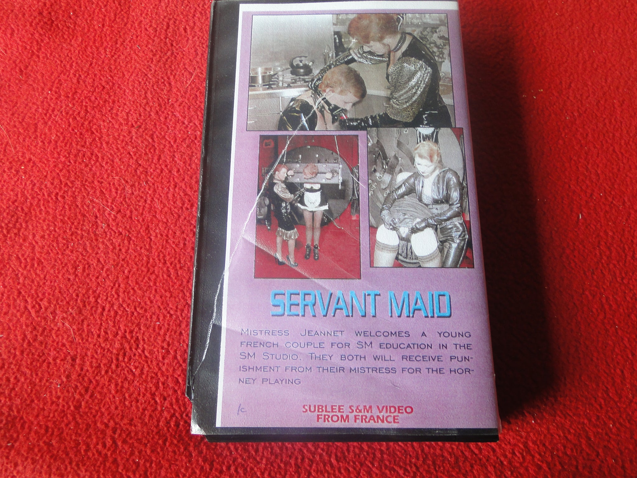 Vintage Adult XXX VHS Porn Tape BDSM Servant Maid CI – Ephemera Galore