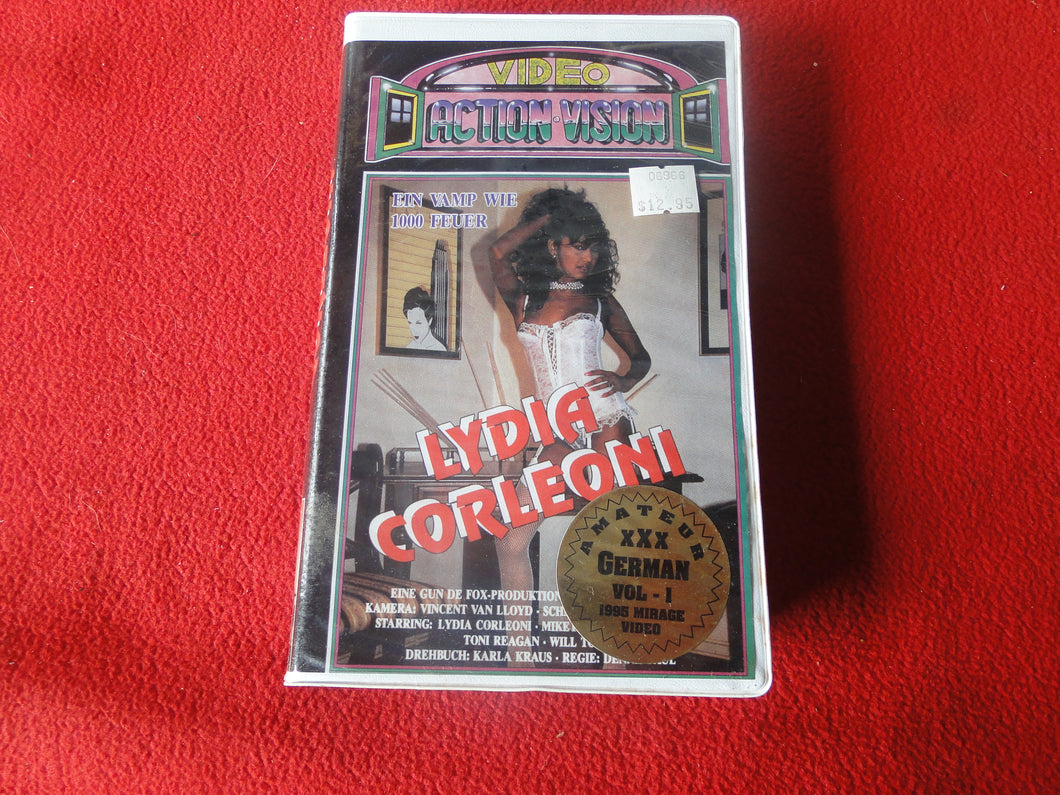 Vintage Adult XXX VHS Porn Tape German Lydia Corleoni         CI