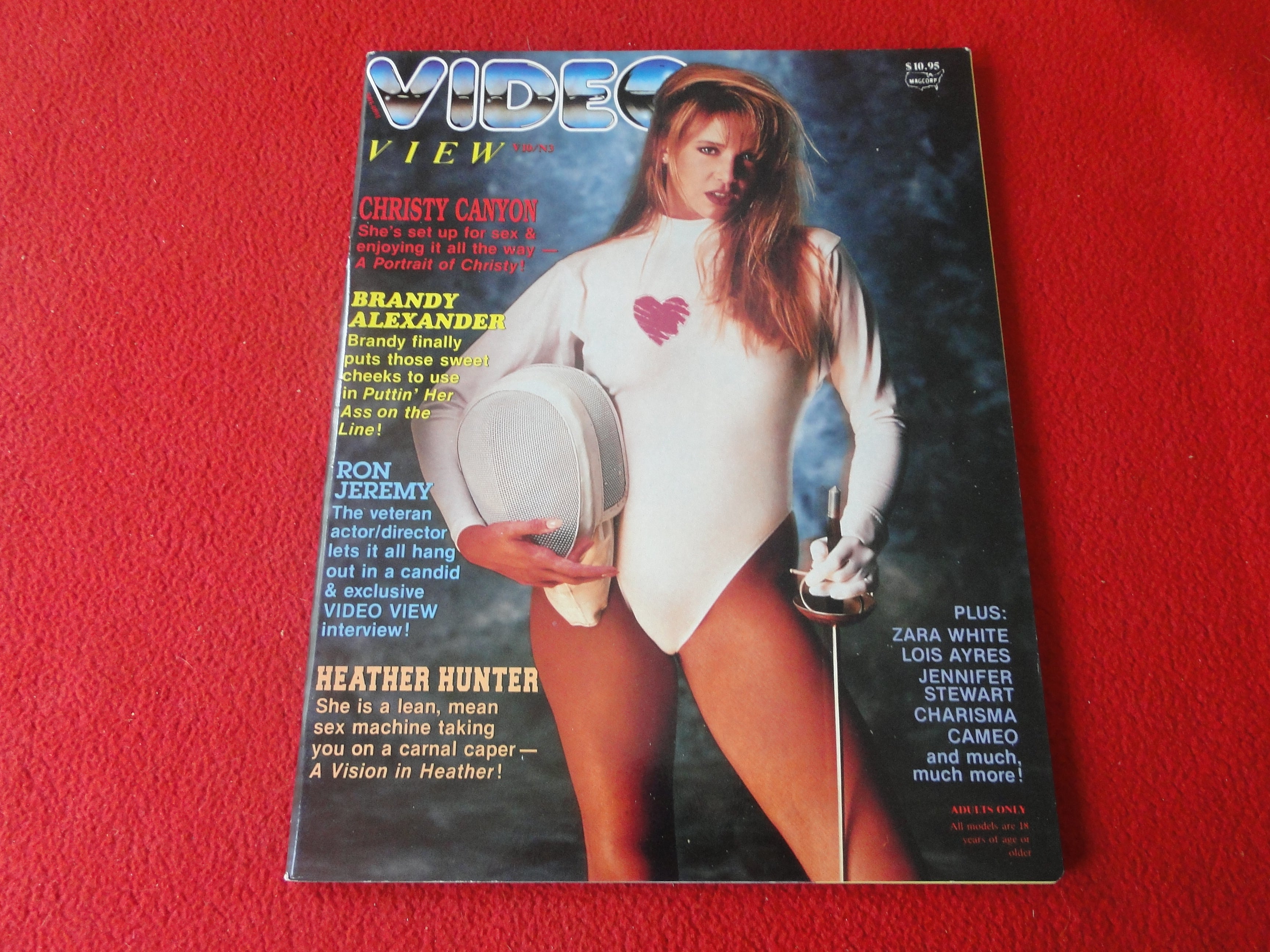 Vintage Nude Erotic Sexy Adult Magazine Video View Christy Canyon 1991 –  Ephemera Galore