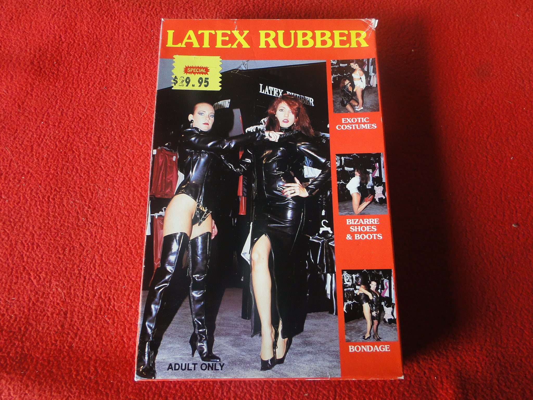 Vintage Adult XXX VHS Porn Tape Latex Rubber CI – Ephemera Galore