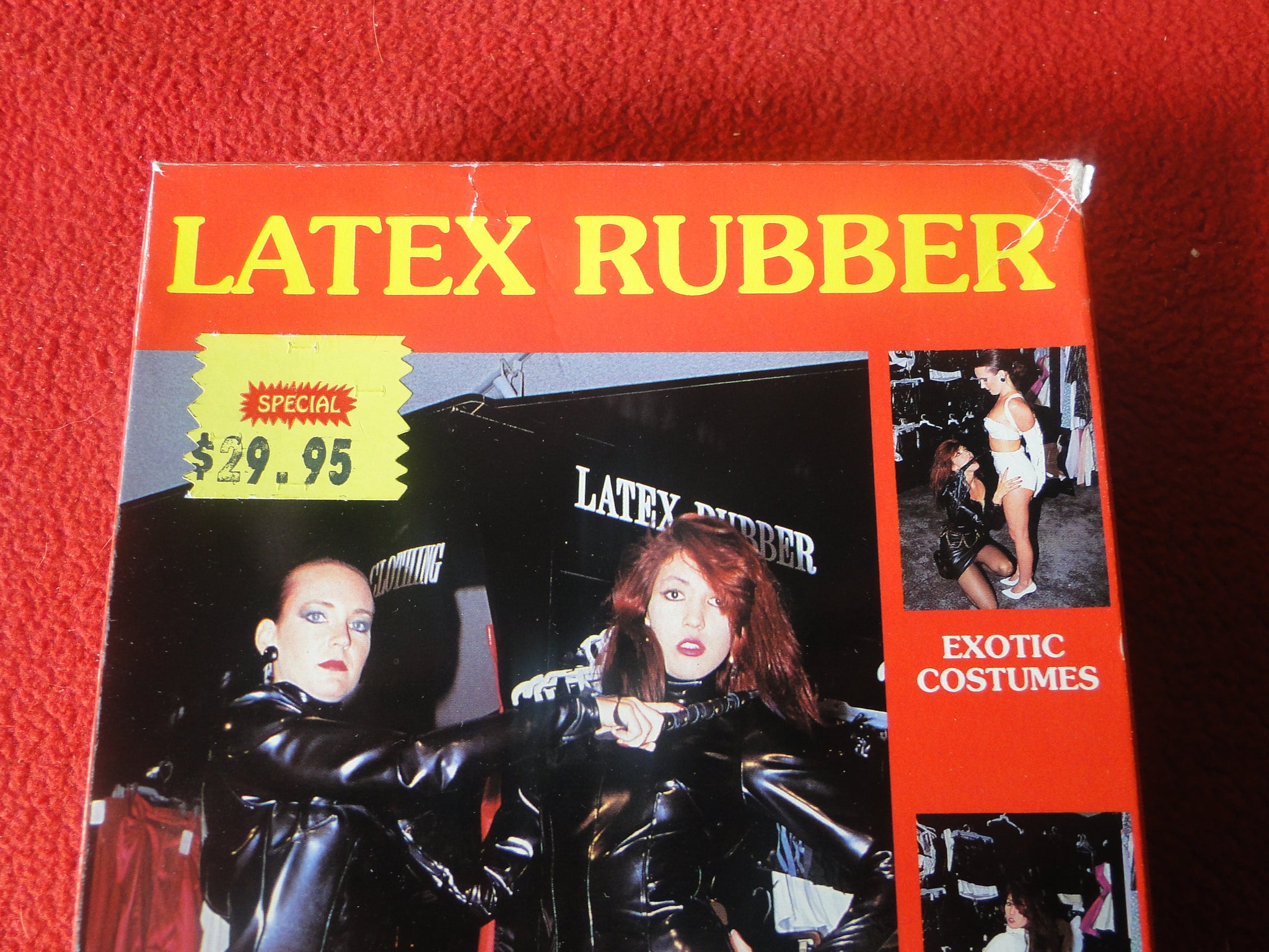 Vintage Adult XXX VHS Porn Tape Latex Rubber CI – Ephemera Galore